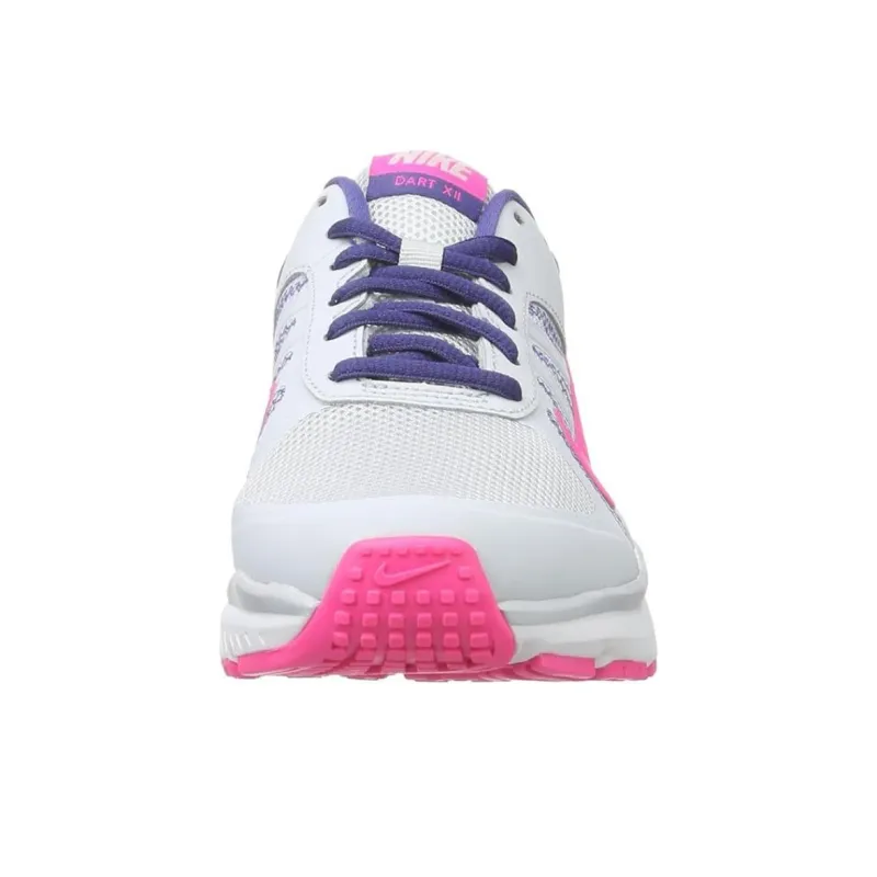 Nike Dart 12 Pure Platinum Pink Blast Dark Purple Dst Women's-4