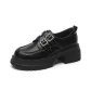 Black with White Stitching