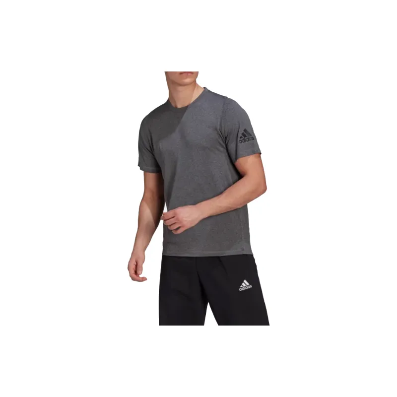 Adidas T Shirt Men's Gray Sanmeier/Black-1