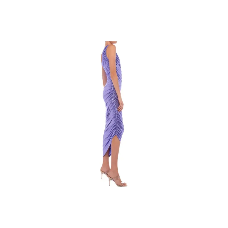 NORMA KAMALI Sleeveless Dress Women's Purple-3