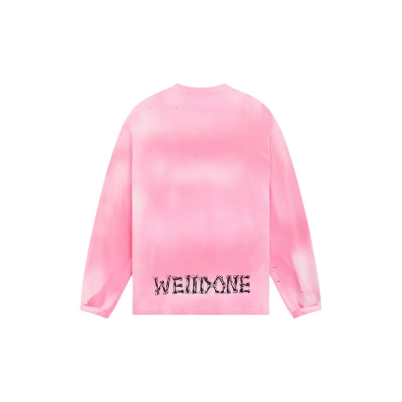 WE11DONE Sweatshirts Men Pink-1