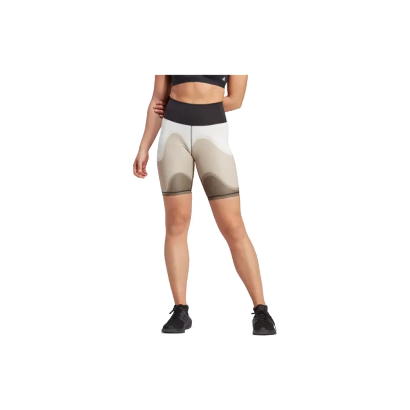 Adidas x MARIMEKKO OPTIME Sports Shorts Women's Light Brown-1