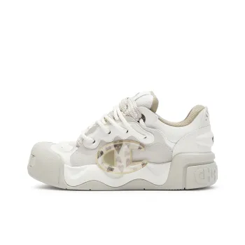 Champion Puffy Shoes AutoSkate V1 Low Top Skateboard Shoes Men's Beige