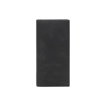 ELLE HOMME Top Grain Cow Leather Wallets Regular Men's Gray