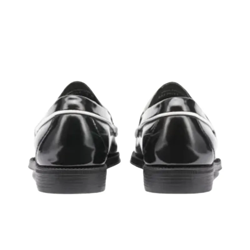 G.H. Bass & Co. Logan Piping Easy Weejuns Loafers Men's Black-4