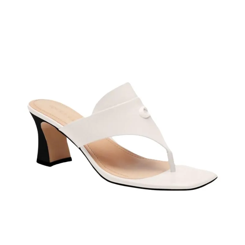 COACH Flip Flops 6.5cm Women's White-2