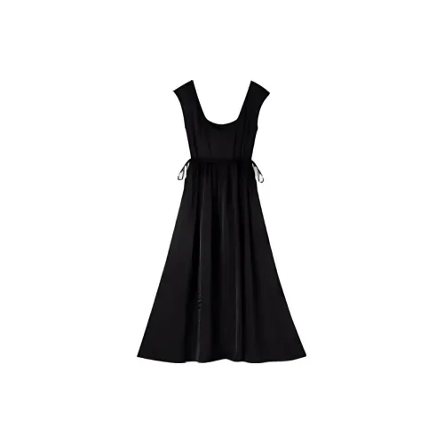 Hacikis Sleeveless Dresses Women's Ballet Black