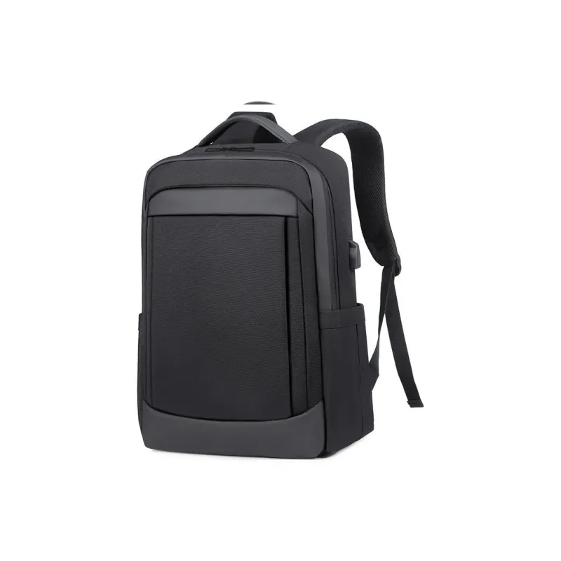 PULUWIRR Oxford Short Business Trip Stylish Lightweight Backpack Regular Unisex Black/Dark Gray/Light Gray/Blue-0