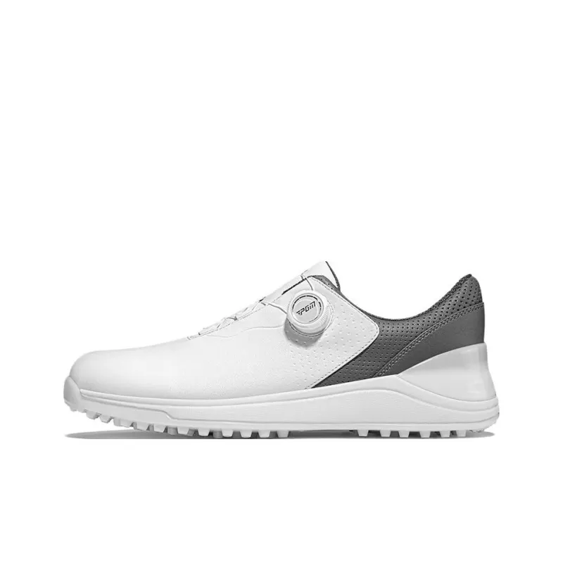 PGM Low Top Golf Shoes Men's White Gray-0