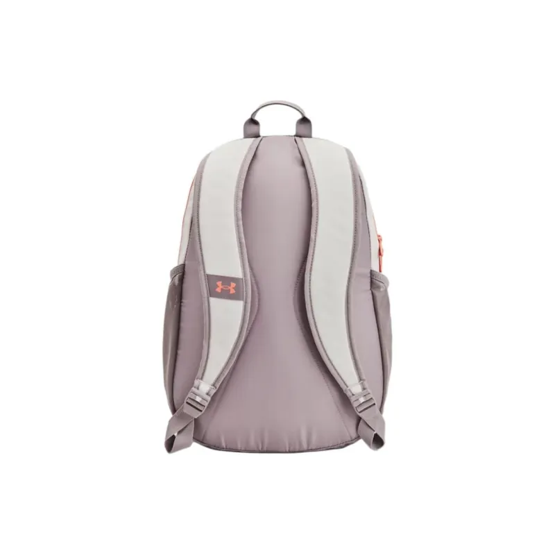 Under Armour Polyester Backpack Unisex Lyle Gray & Air Orange-1