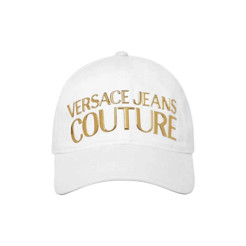 VERSACE Logo Embellished Hat-0