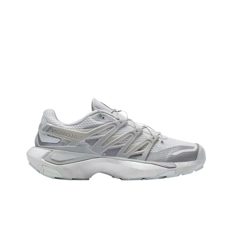 SALOMON XT PU.RE ADVANCED Cushioning And Breathable Low Top Running Shoes Unisex Flint Gray-1