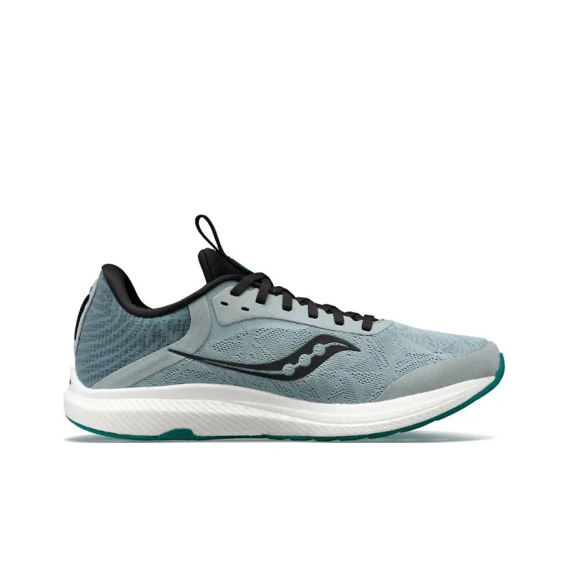 Saucony Shock Absorbers With Slip Resistant And Abrasion Resistant Properties Low Top Running Shoes Men's Gray Green-1