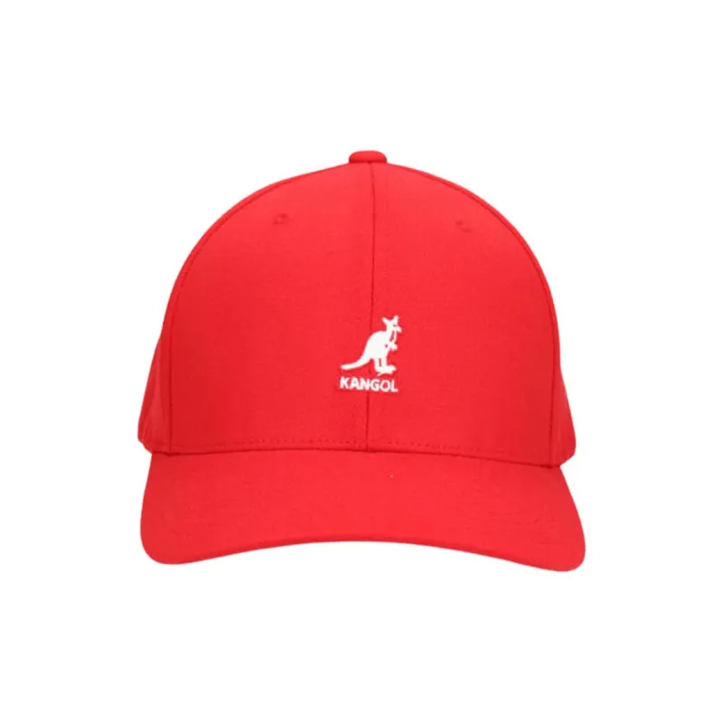 KANGOL Acrylic Wool Polyurethane Baseball Caps Men's Orange Red-1