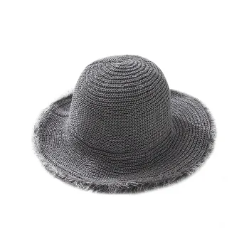 Lanza Straw Woven Hat Spring And Fall Floral Edgy Sun Protection Hat Unisex