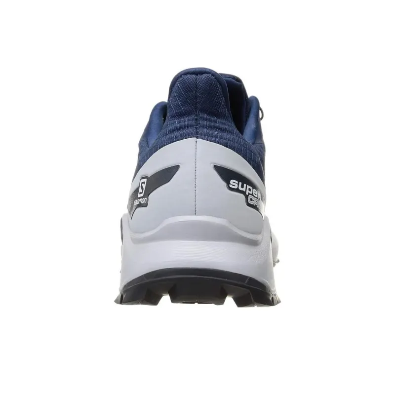 SALOMON Slip Resistant Breathable Supportive Impact Resistant Low Top Running Shoes Men's Denim Blue-5