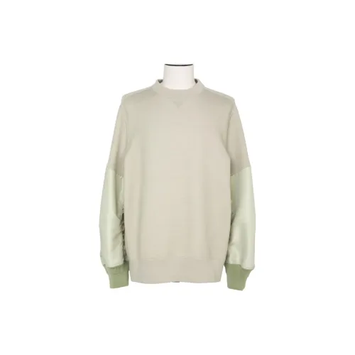 Sacai Sweatshirts Unisex Green