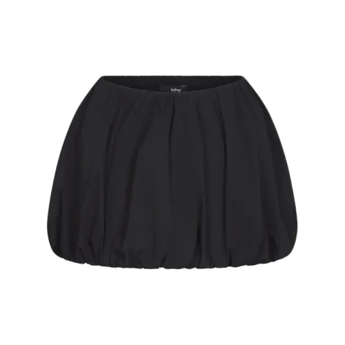Khy SS24 DROP 007 Poplin Bubble Mini Skirt Casual Short Skirts Women's Black