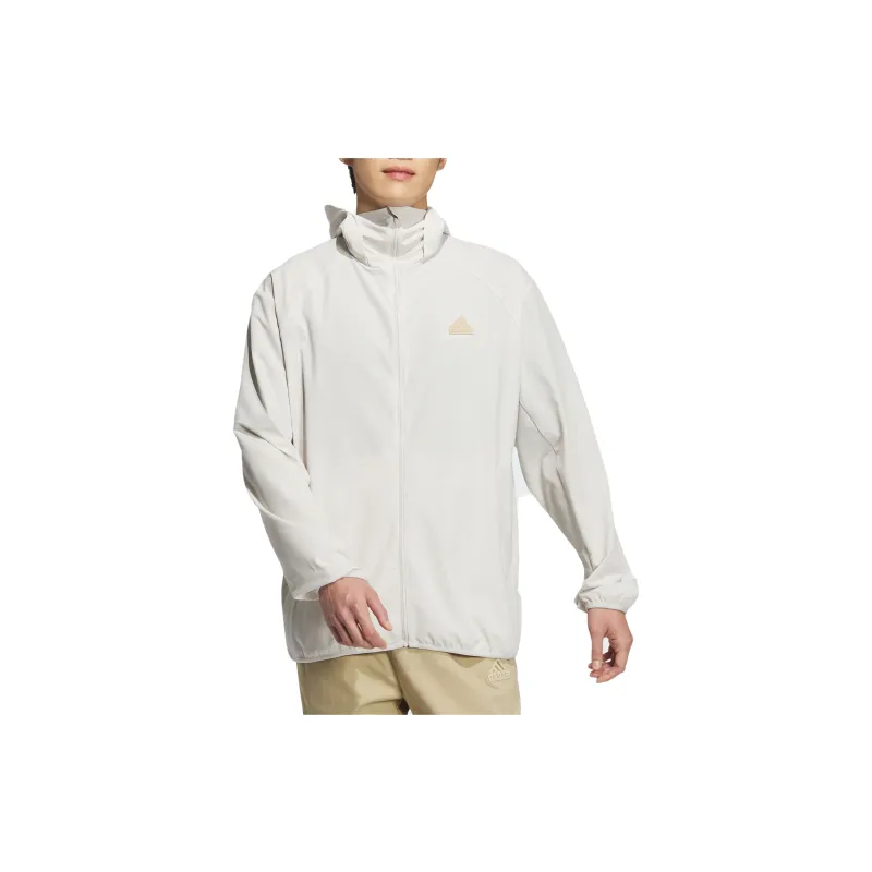 Adidas V LT WVN JKT Jackets Coats Unisex White-2