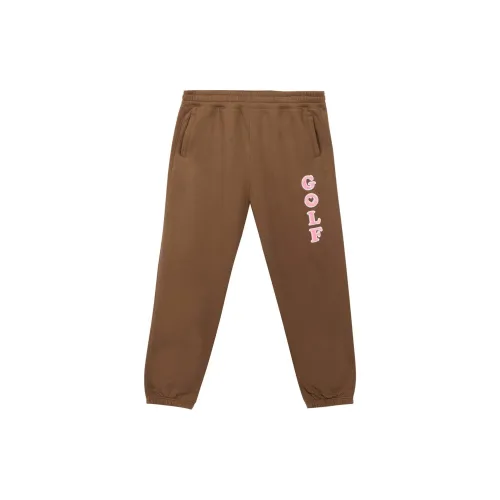 GOLF WANG Knitted Sweatpants Unisex Brown