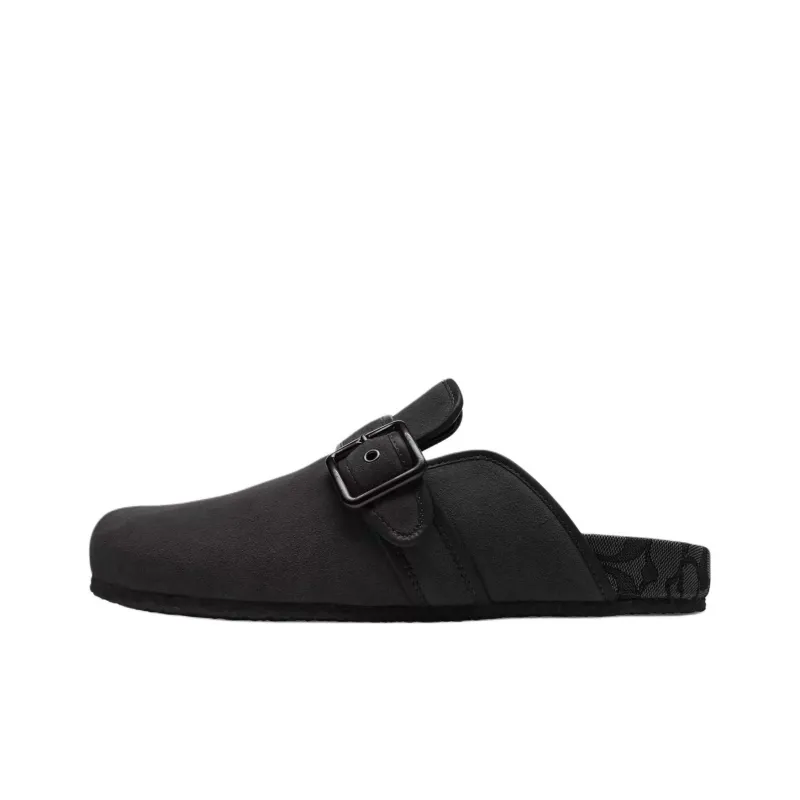 COACH Closed Toe Slippers Men's Black-0