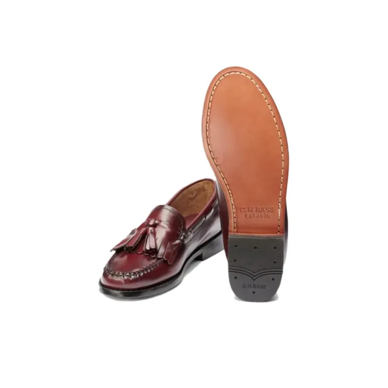 G.H. Bass & Co. Esther Kiltie Loafers Women's Burgundy-5