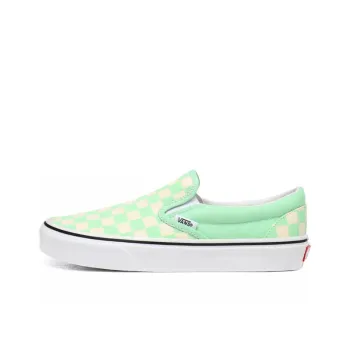 Slip On Classic Vans 'Checkerboard Green Ash'