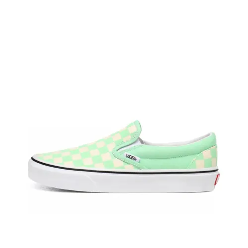 Vans Slip-On Classic 'Checkerboard - Green Ash'