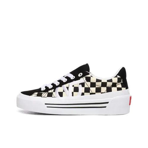 Vans Skateboard Shoes Women's Low-Top Black/White