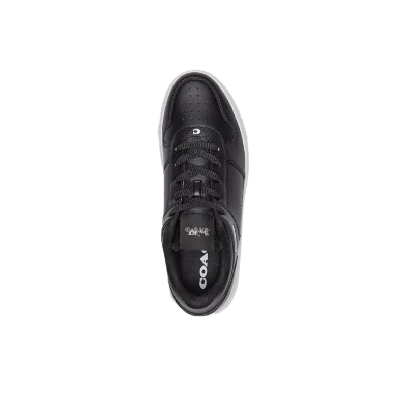 COACH Low Top Skateboard Shoes 7.5cm Women's Black-3