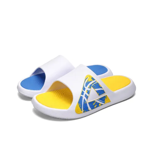 PEAK Tai Ji1.0 Slide Slippers Men's White Blue Yellow Black