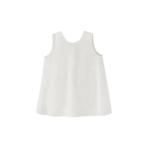 Hacikis Tank Tops Women's Cotton White