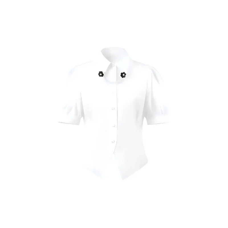 Three Quarters Shirt Women's White-0