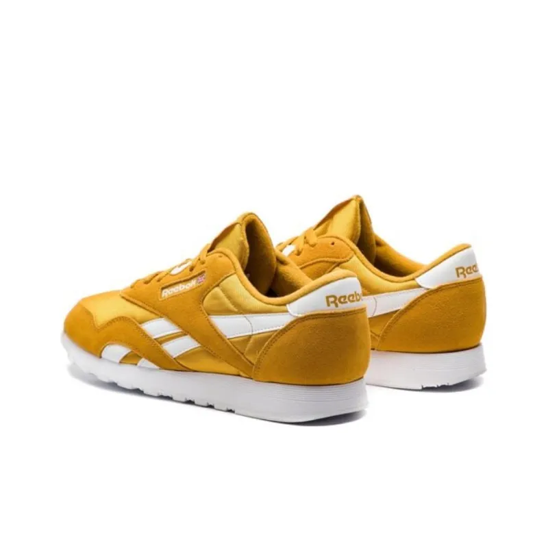 Reebok Classic Nylon Casual Shoes Men Low-Top Yellow-3