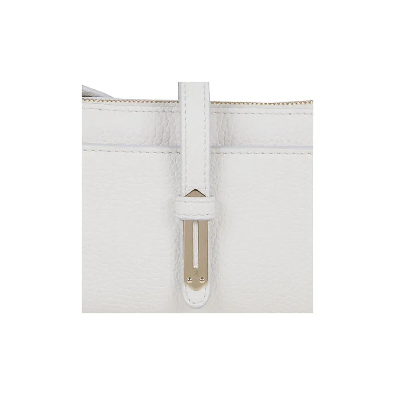 Fontana Milano 1915 Leather Crossbody Bag Shoulder Bag Mini Women's Beige-1