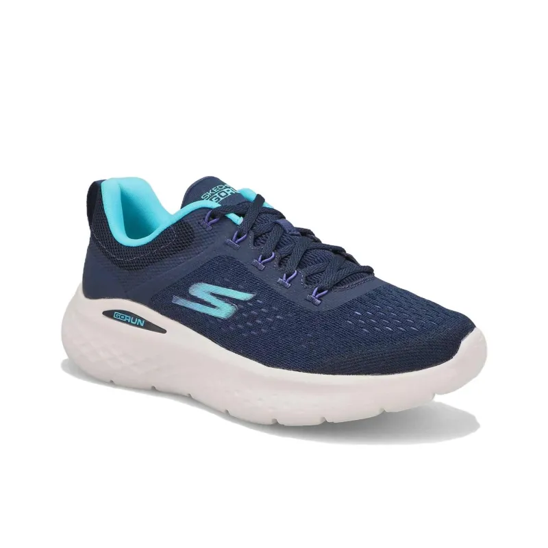 Skechers Go Run Lite Breathable Low Top Running Shoes Women's Blue-1