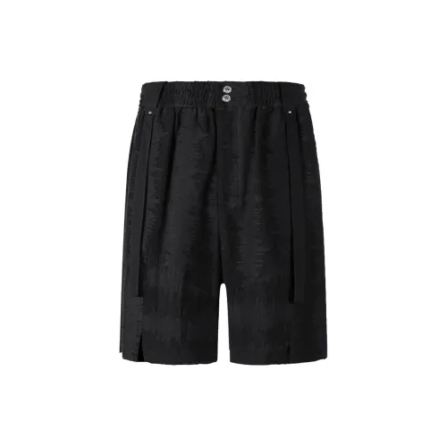 MENSHEN HIPHOP SPORT Casual Shorts Unisex Black