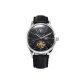 White Case Black Dial Leather Strap