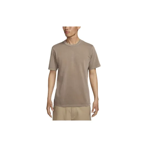 Nike T-Shirts Men Flat White Aluminum