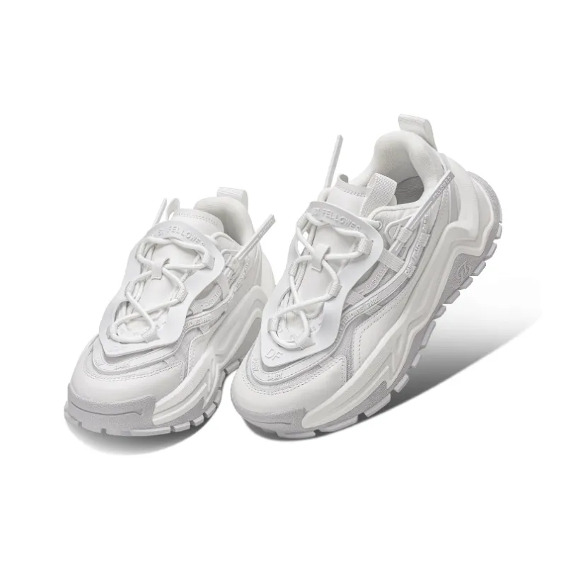 Daisy Fellowes Devil One Chunky Sneakers Unisex Low Top White-3