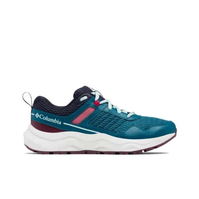 Columbia Plateau Cushioning Breathable Low-Top Outdoor Shoes Women's Blue-1