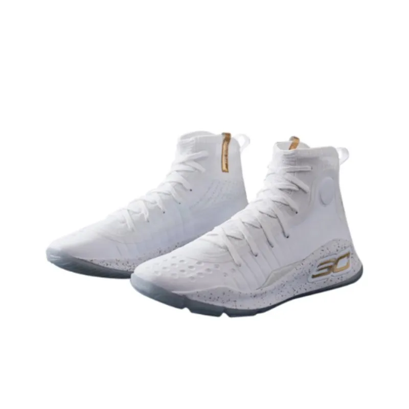 Under Armour Curry 4 Retro White Gold-2