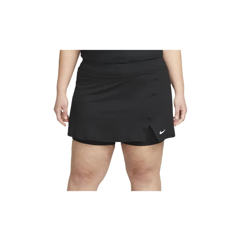 Nike Court Dri-FIT Victory Women's Tennis Skirt Plus Size Casual Short Skirts Women's Black-1