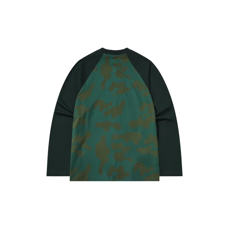 BEASTER x TIEBIATONGMU,LIANMINGKUAN T Shirt Unisex Green Camouflage-1
