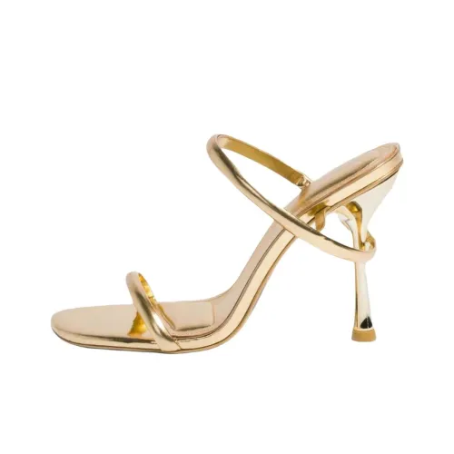 JONATHAN SIMKHAI Slide Slippers Women's Gold