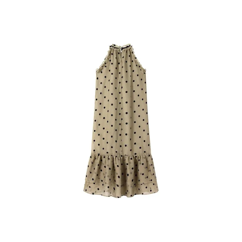 IQC Sleeveless Dress Women's Yellow-1