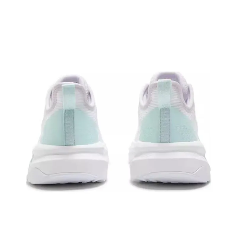 361° Cushioning, Wear Resistant Low Top Casual Running Shoes Women's White Blue-3