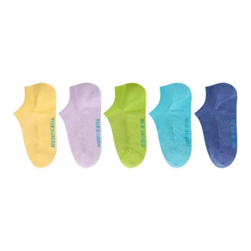 BIOSERICA ERA No-Show Socks Unisex 5 Pack-7