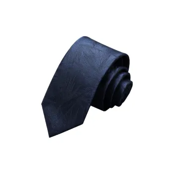 GOLDLION Polyester Ties Men's Gray/Navy Blue