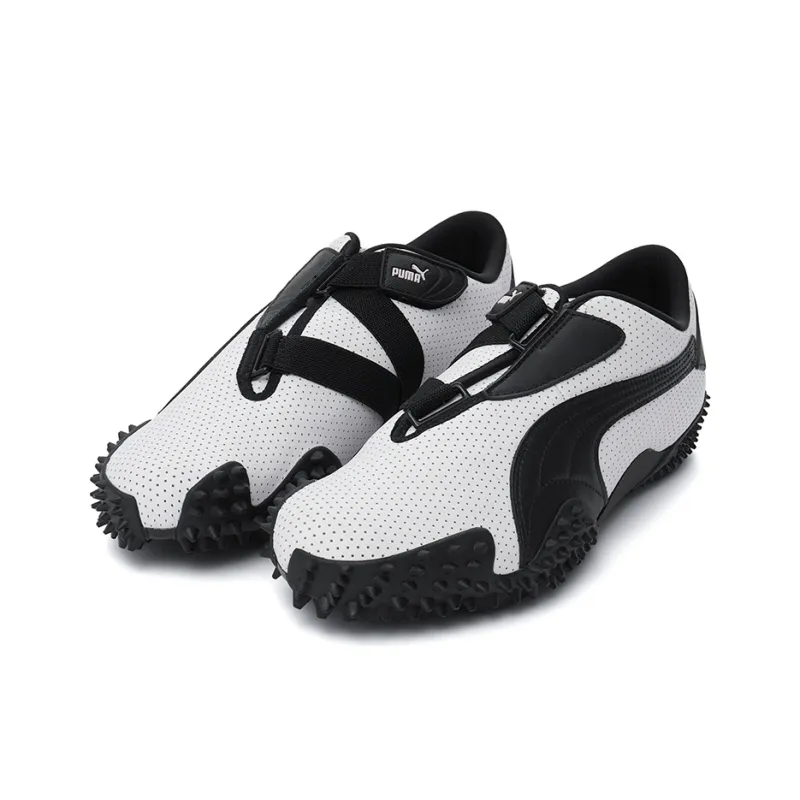 PUMA Mostro Perforated Leather White Black-3